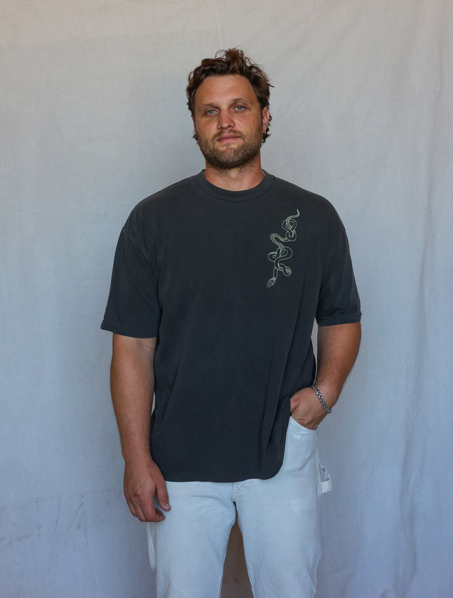 SWIRLING SNAKE TEE~ MULT. SIZES AVAILABLE