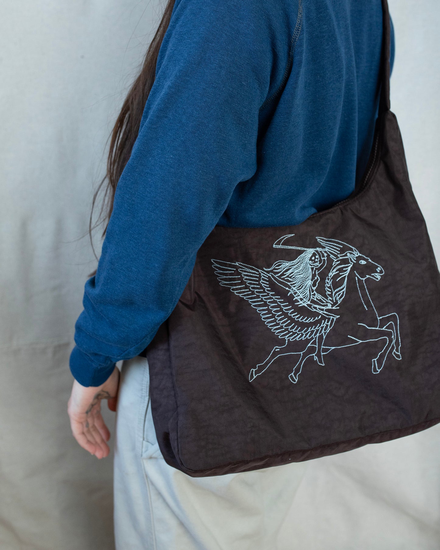 NEW COLORWAY ~ FLYING COWGIRL REAPER LG. SHOULDER BAG