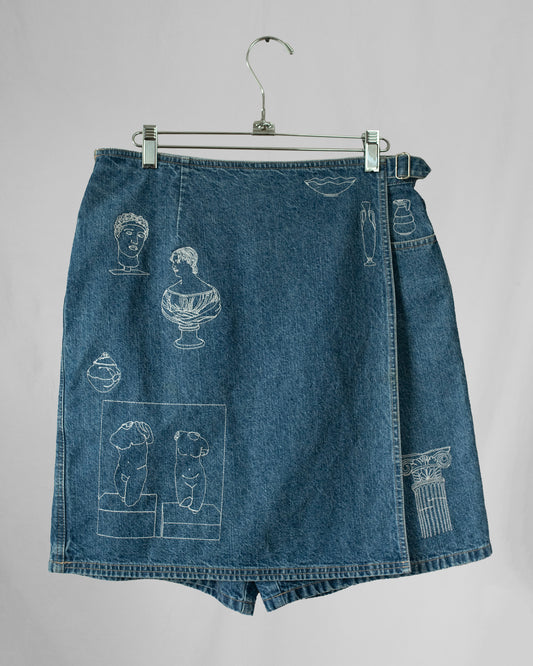 W ~ 29" / MULTI-EMB SKORT